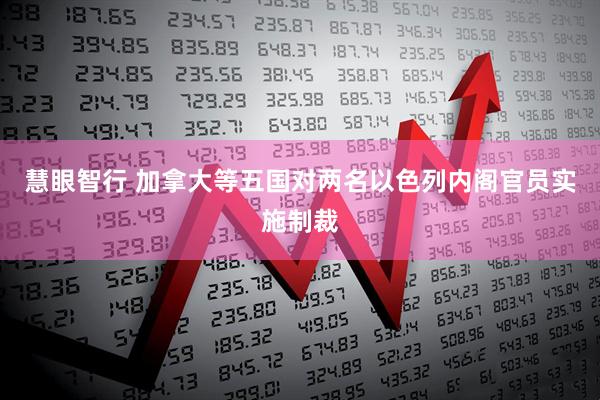 慧眼智行 加拿大等五国对两名以色列内阁官员实施制裁