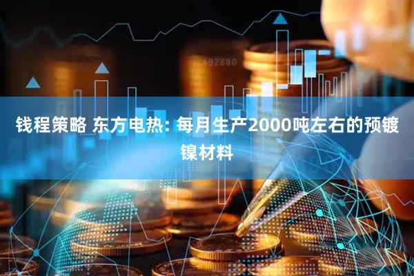 钱程策略 东方电热: 每月生产2000吨左右的预镀镍材料